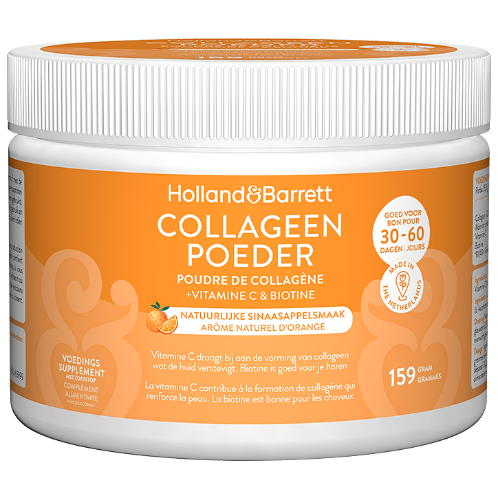 Holland & Barrett Collageen Poeder + Vitamine C & Biotine - 159 gram